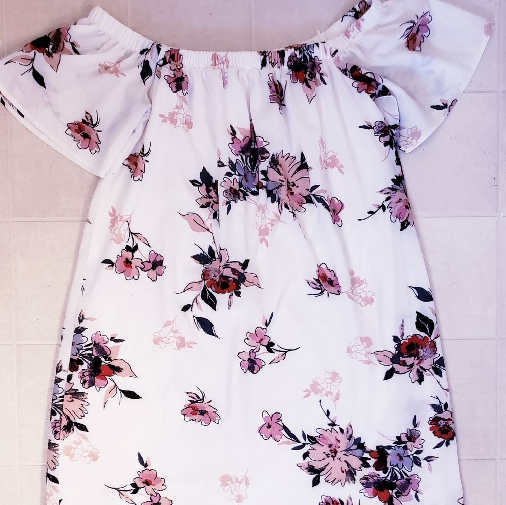 M One ❤ Clothing sleeveless floral mini